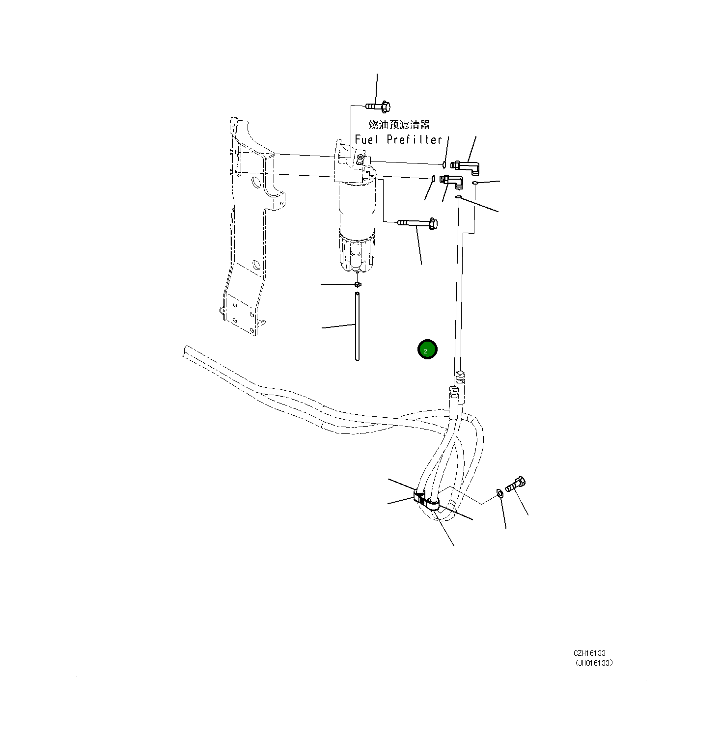 Болт 01436-01230 Komatsu