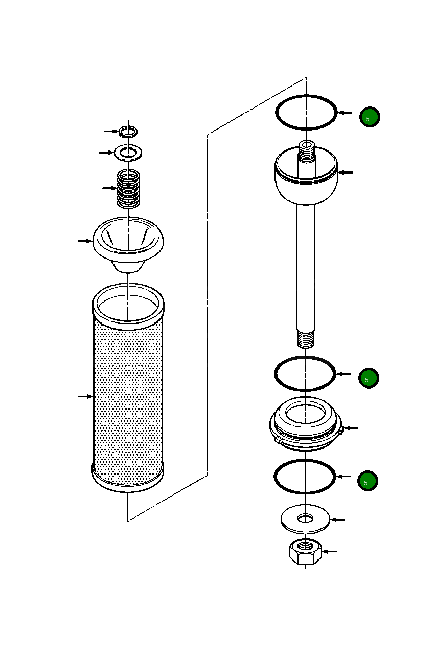 Кольцо уплотнительное (O-Ring) 252 556 R1  Komatsu