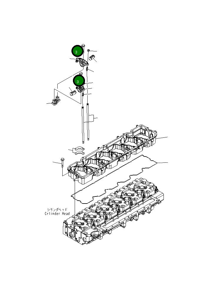 Болт 6744-41-3020 Komatsu