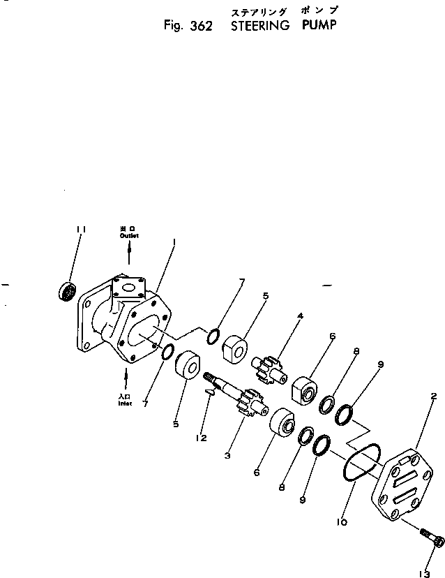 Кольцо уплотнительное (O-Ring) 20B-60-18540  Komatsu