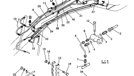 Клипса 232-60-14913 Komatsu