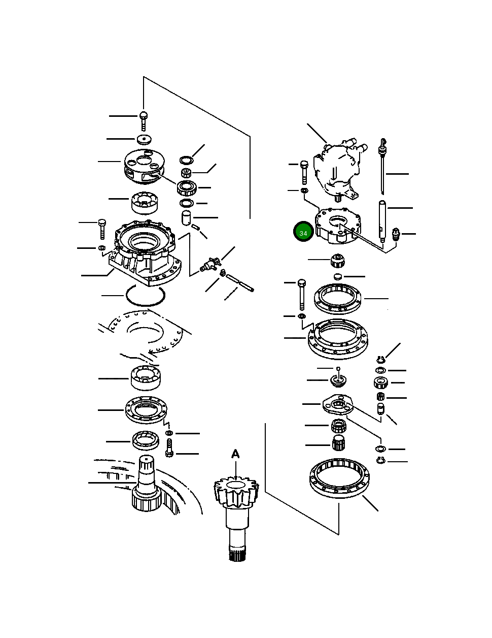 Крышка 20Y-26-21130 Komatsu