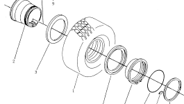 Кольцо уплотнительное (O-Ring) BW153110 Komatsu