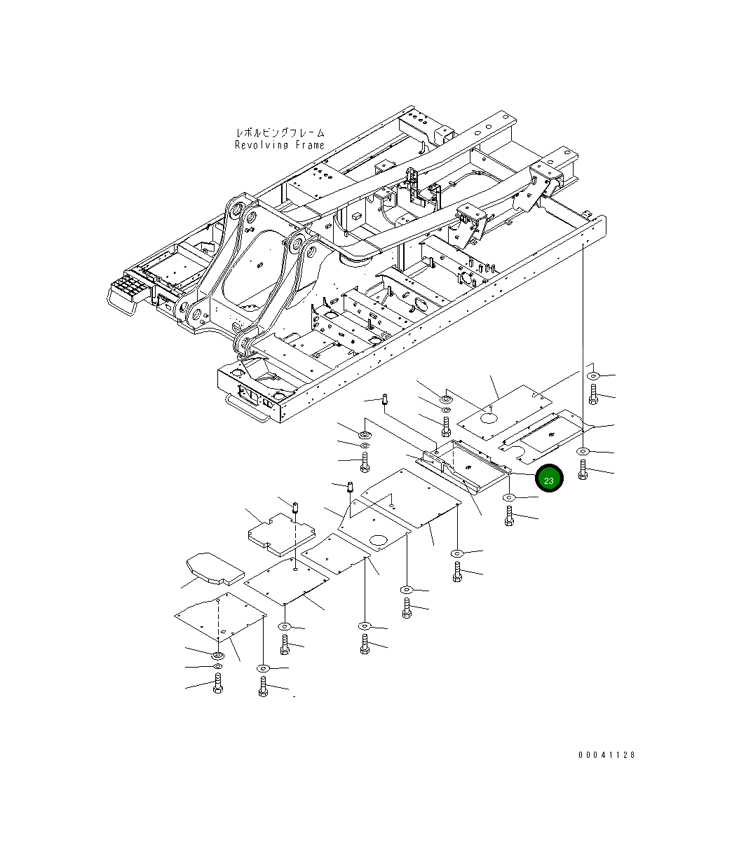 Крышка 209-54-41431  Komatsu
