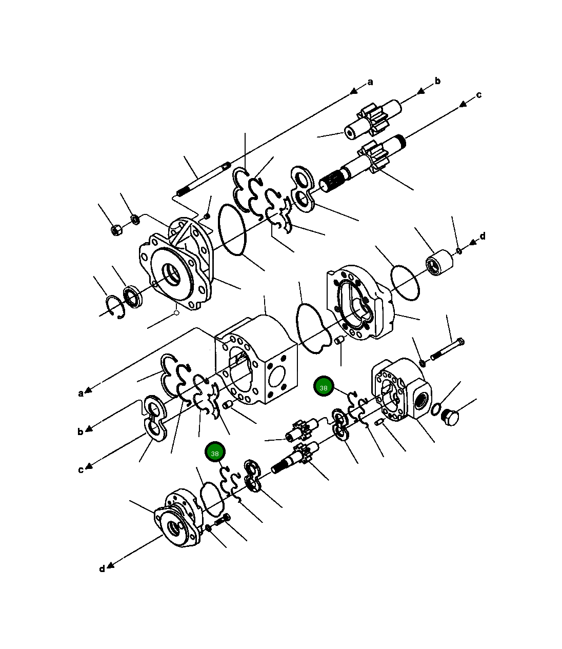 Кольцо уплотнительное (O-Ring) 425-62-A1580 Komatsu