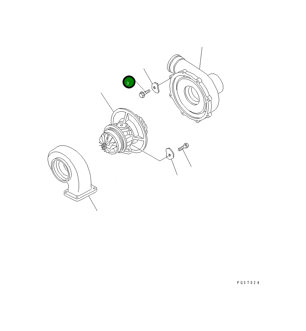 Болт IHNH174307 Komatsu