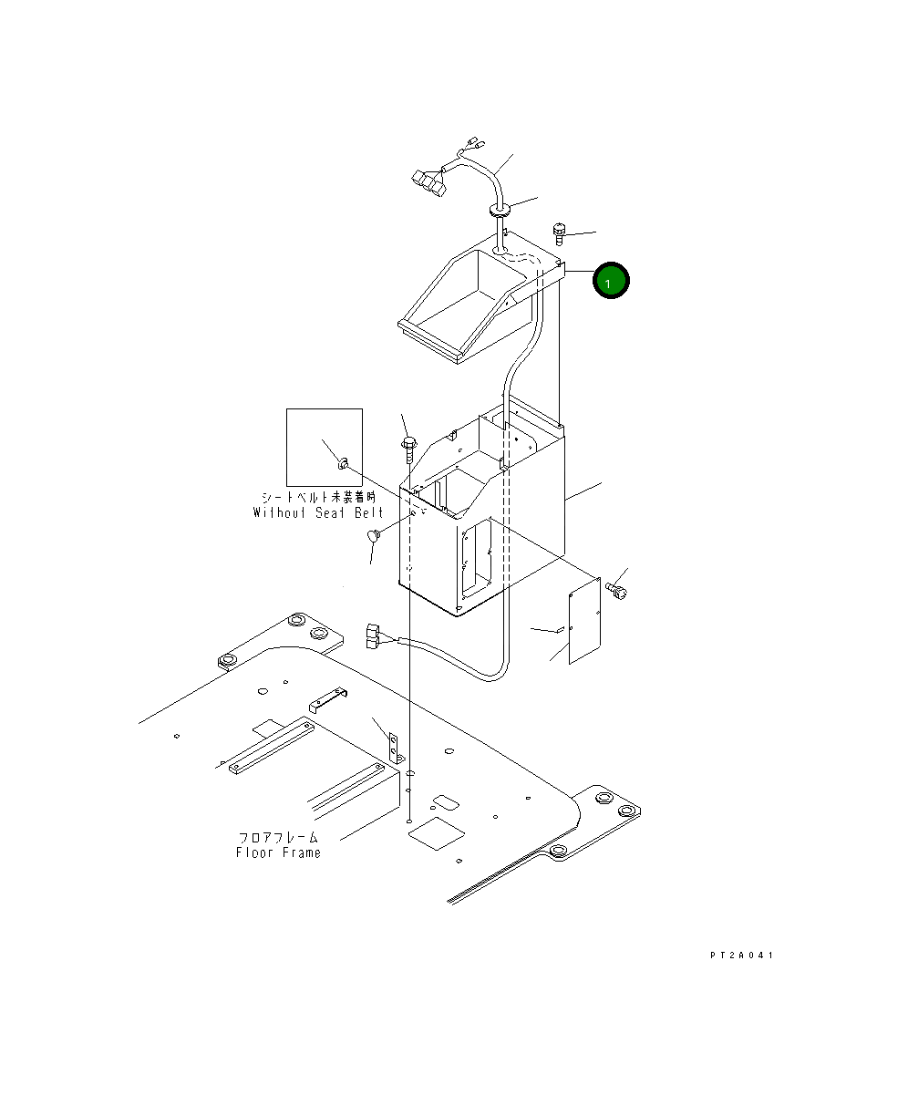 Крышка 425-S33-2191 Komatsu