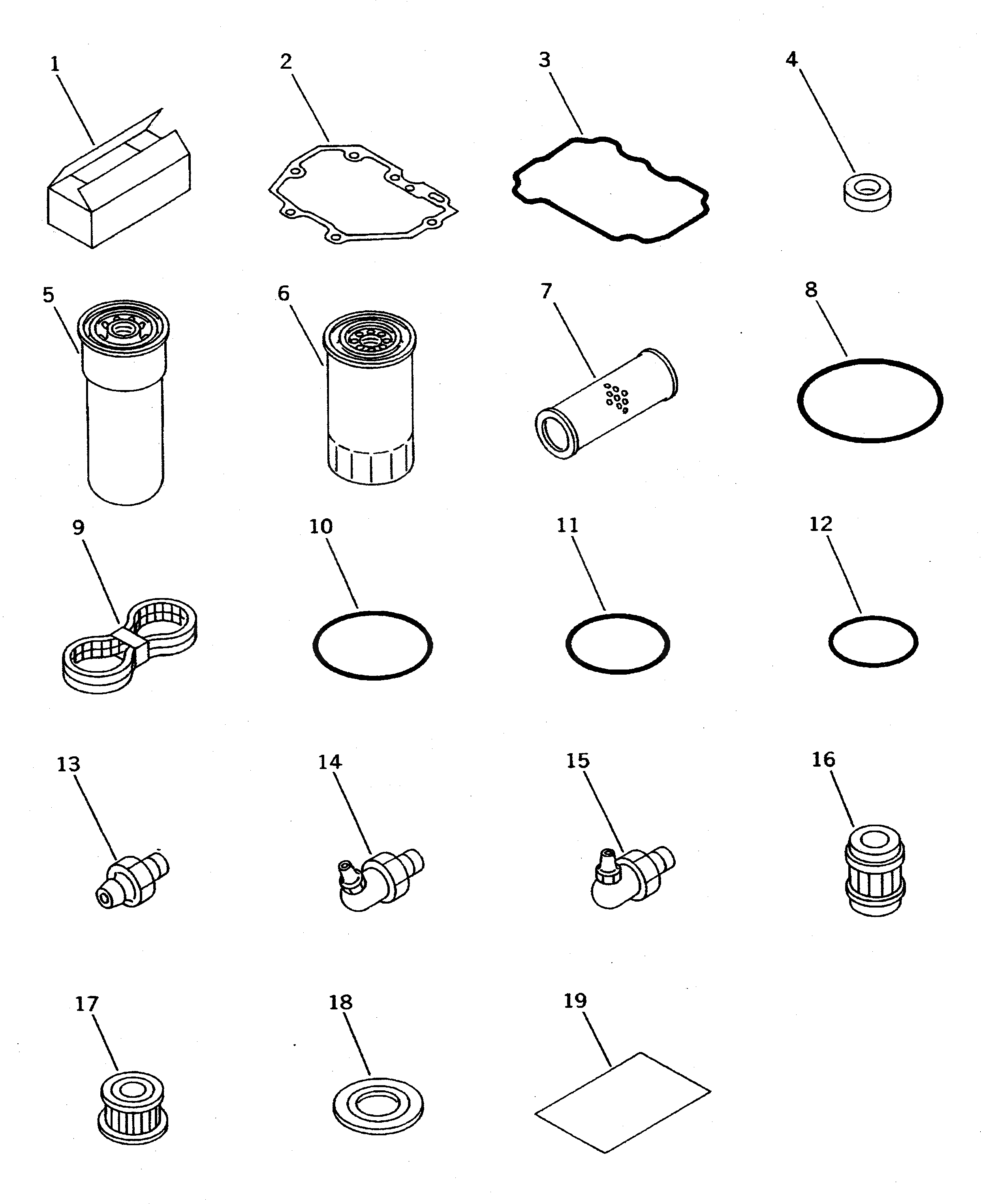 Кольцо уплотнительное (O-Ring) 07002-03022  Komatsu