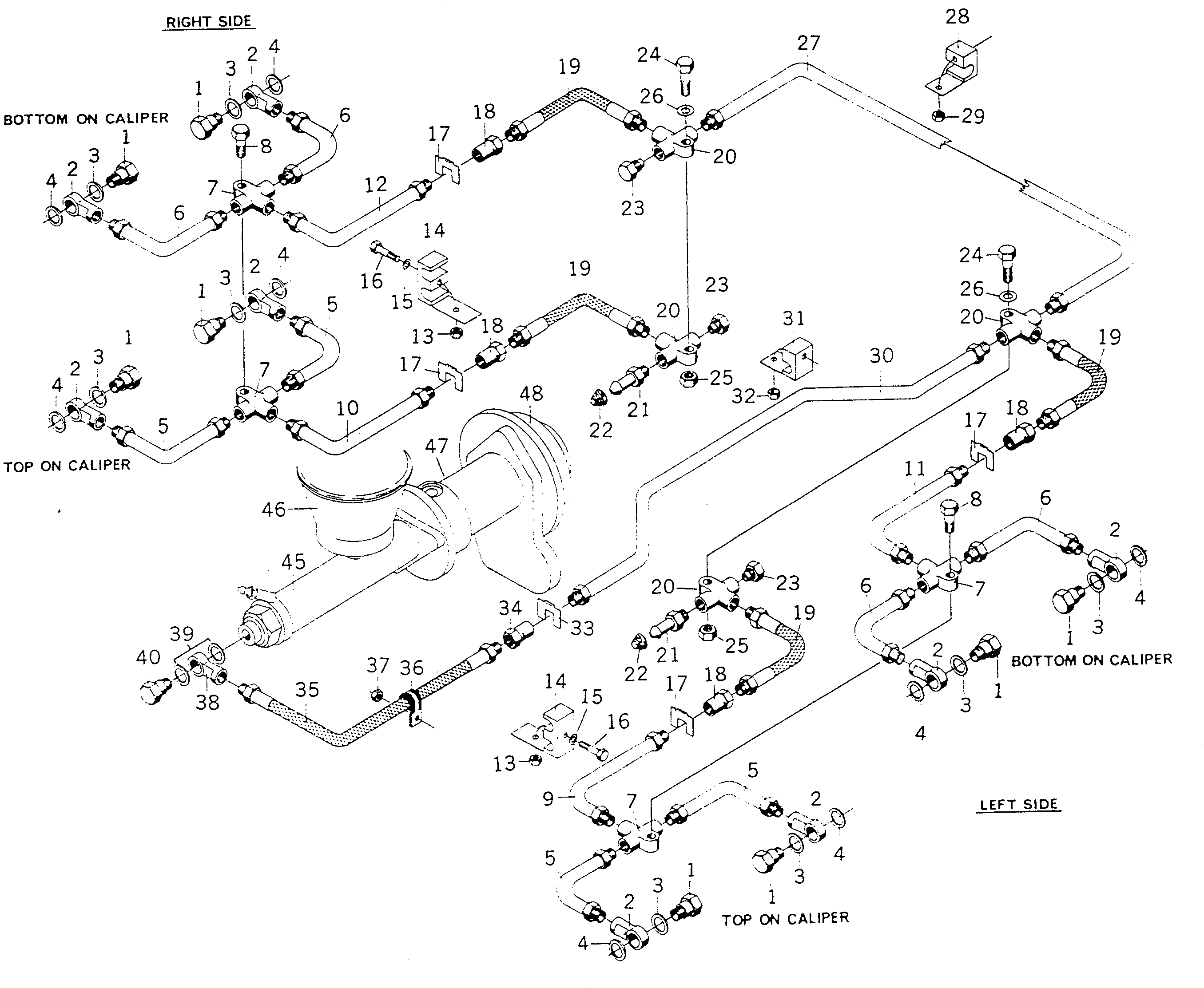 Болт BW060454 Komatsu