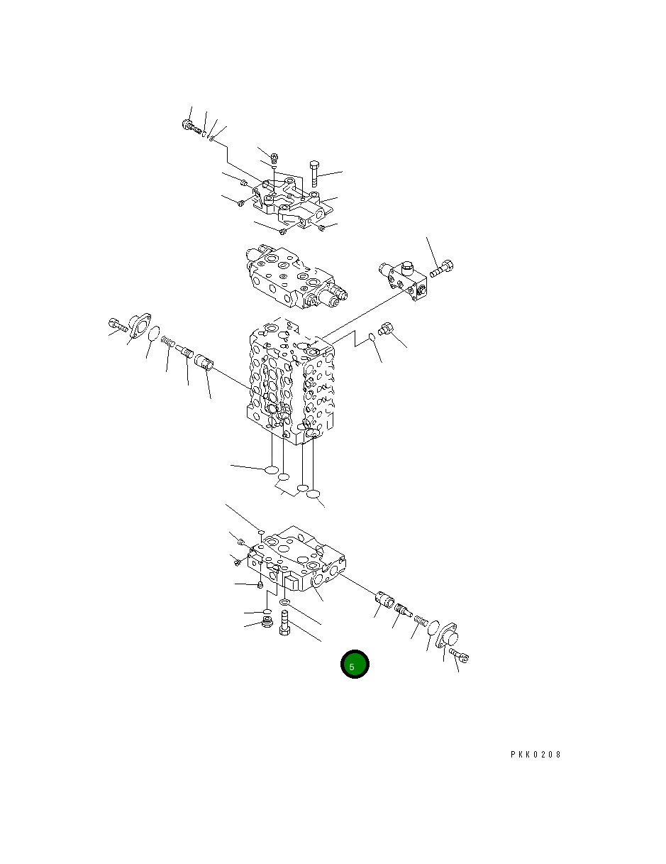 Болт 01010-61680 Komatsu