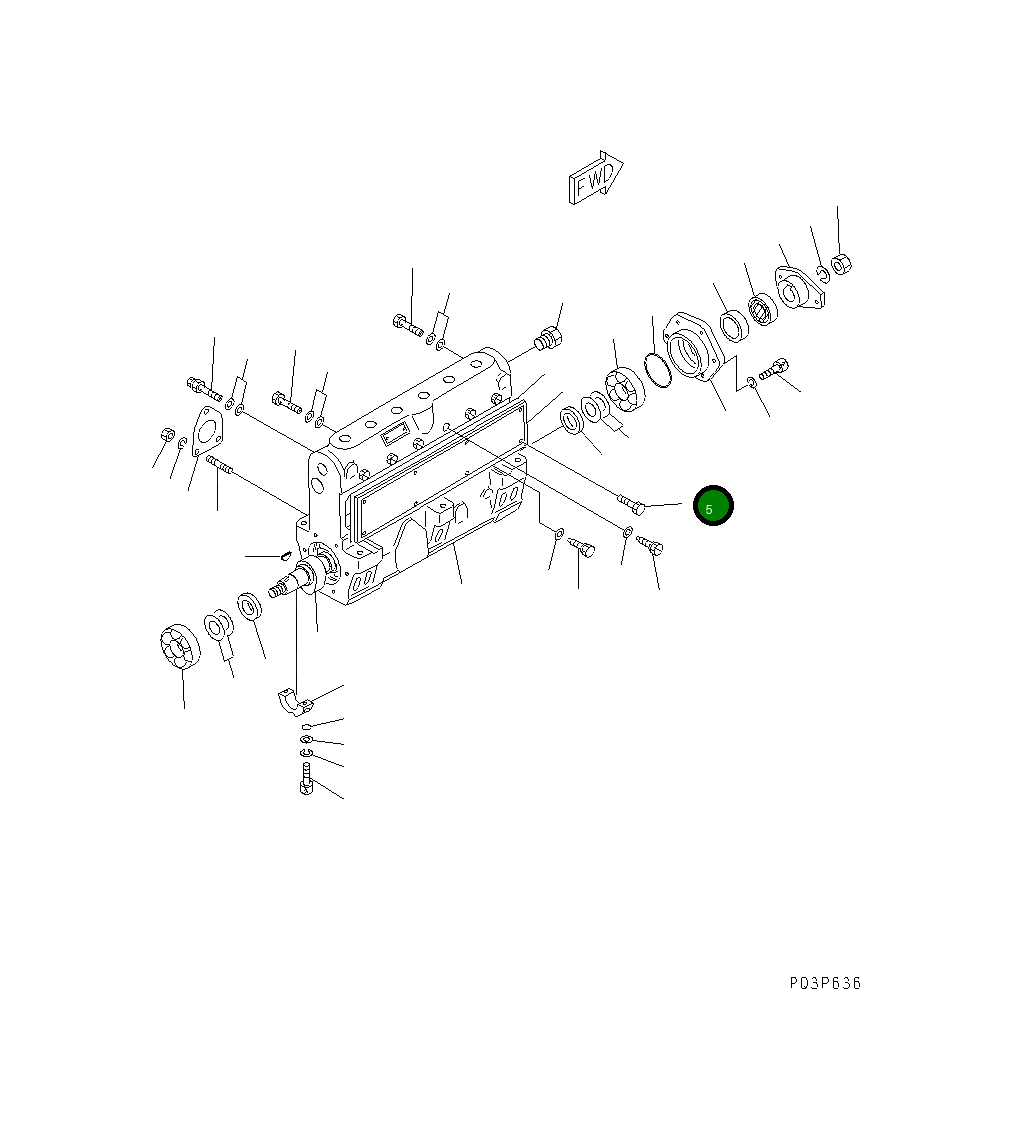 Болт DK020106-1440 Komatsu