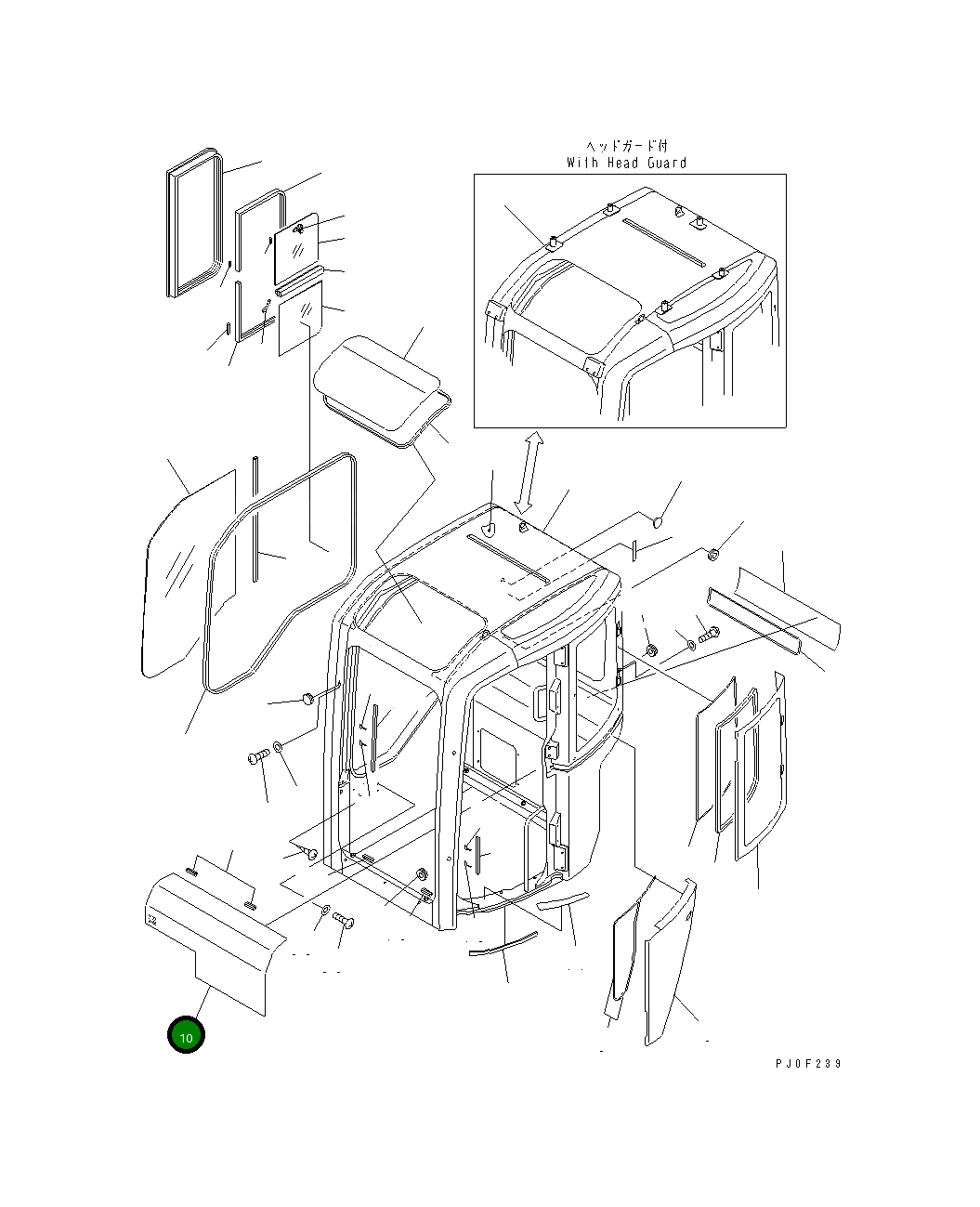 Крышка 20T-54-84881 Komatsu