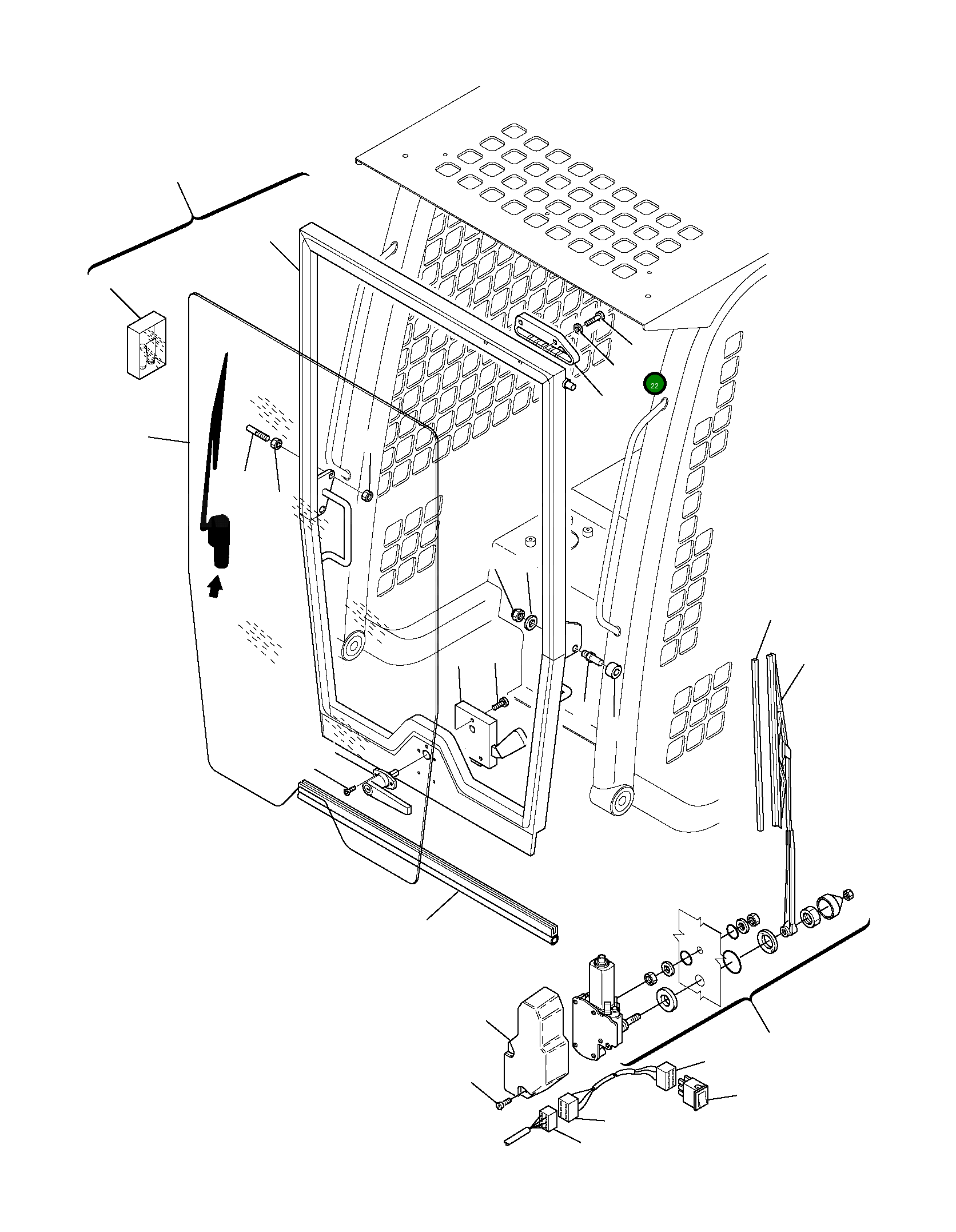 Болт 801150066 Komatsu