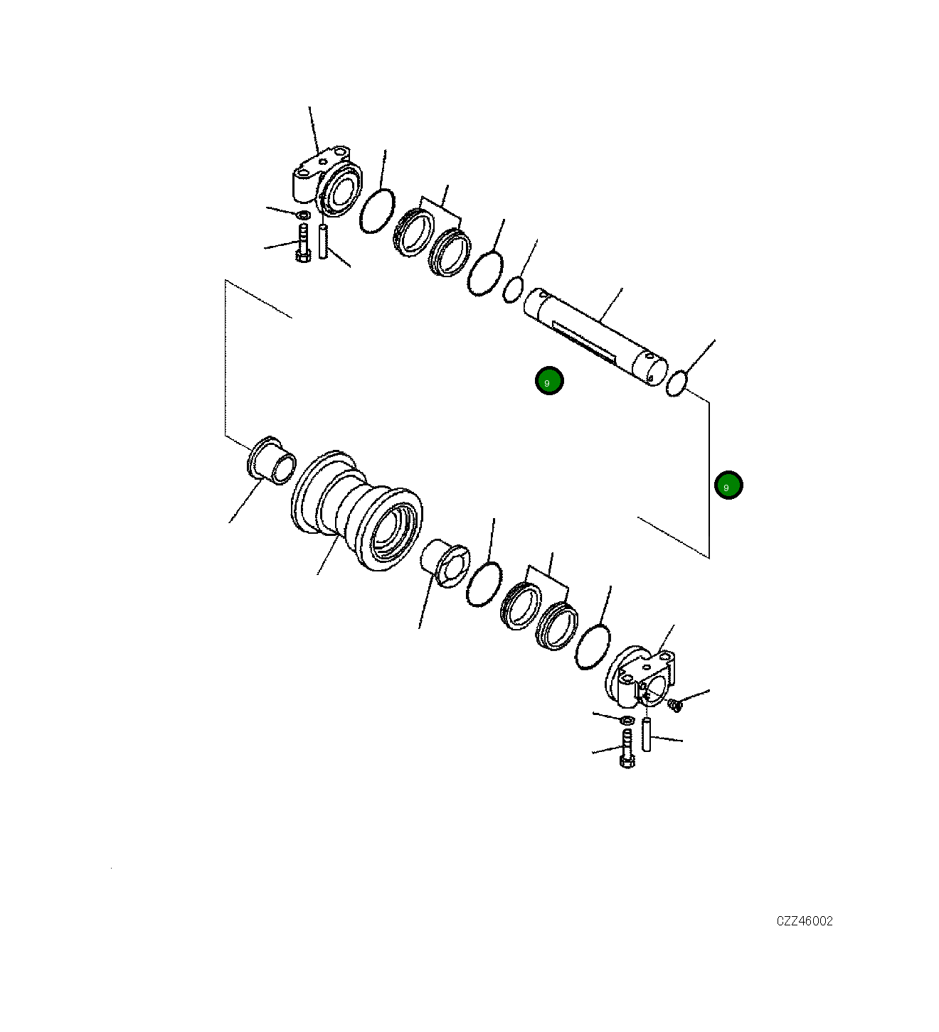 Кольцо уплотнительное (O-Ring) 208-30-56170 Komatsu