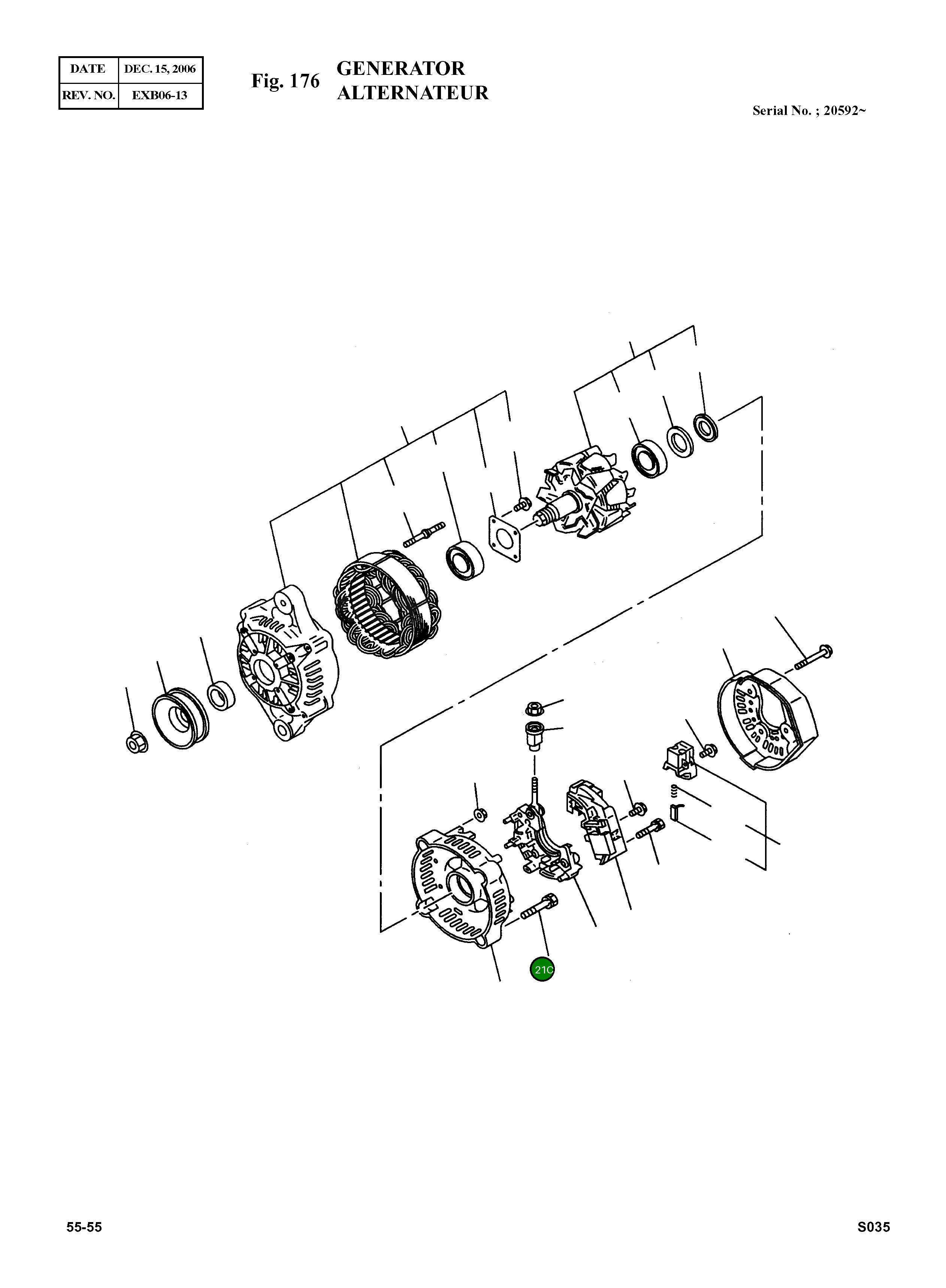 Болт 586400-0490 Komatsu