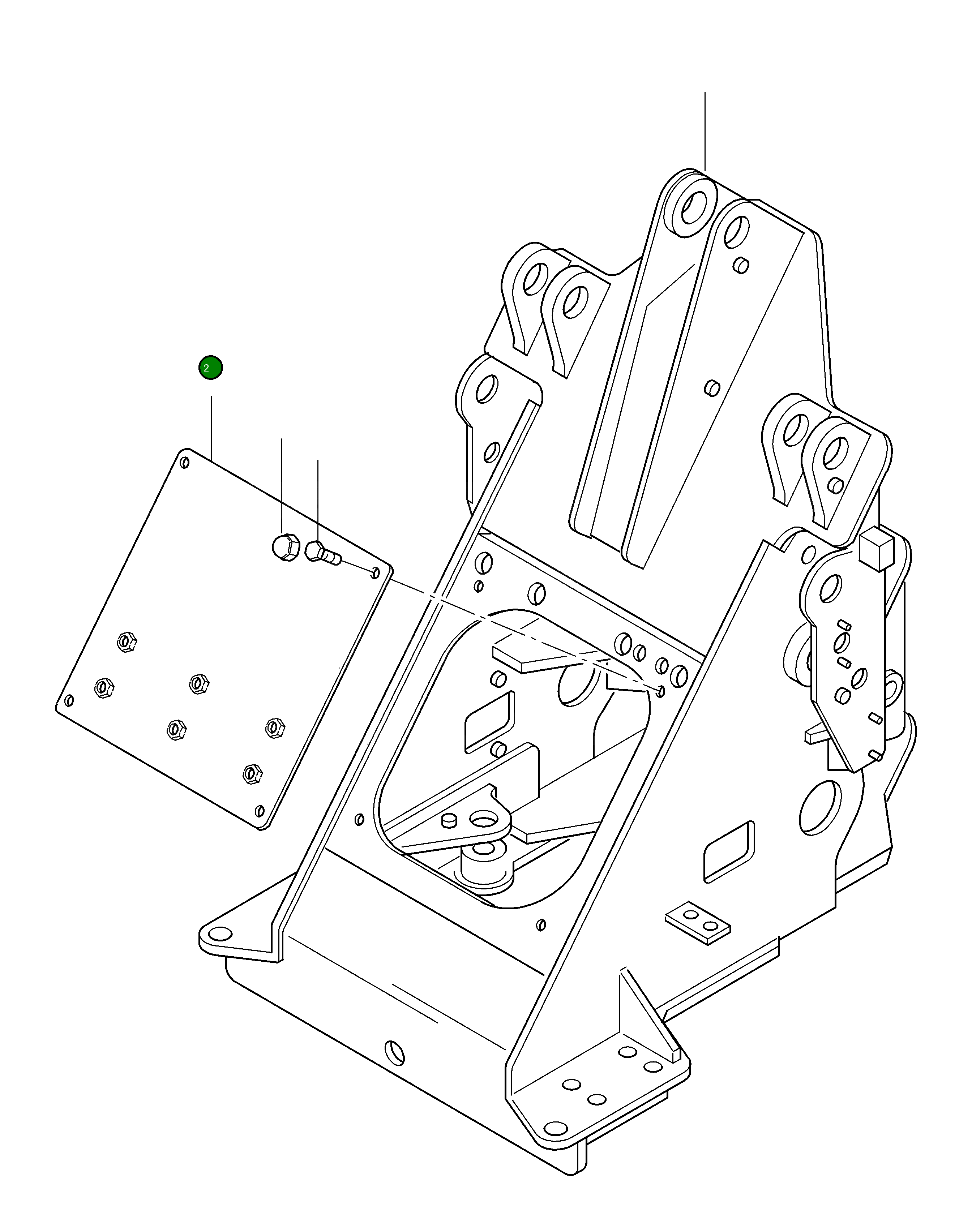 Крышка 42R-46-11140 Komatsu