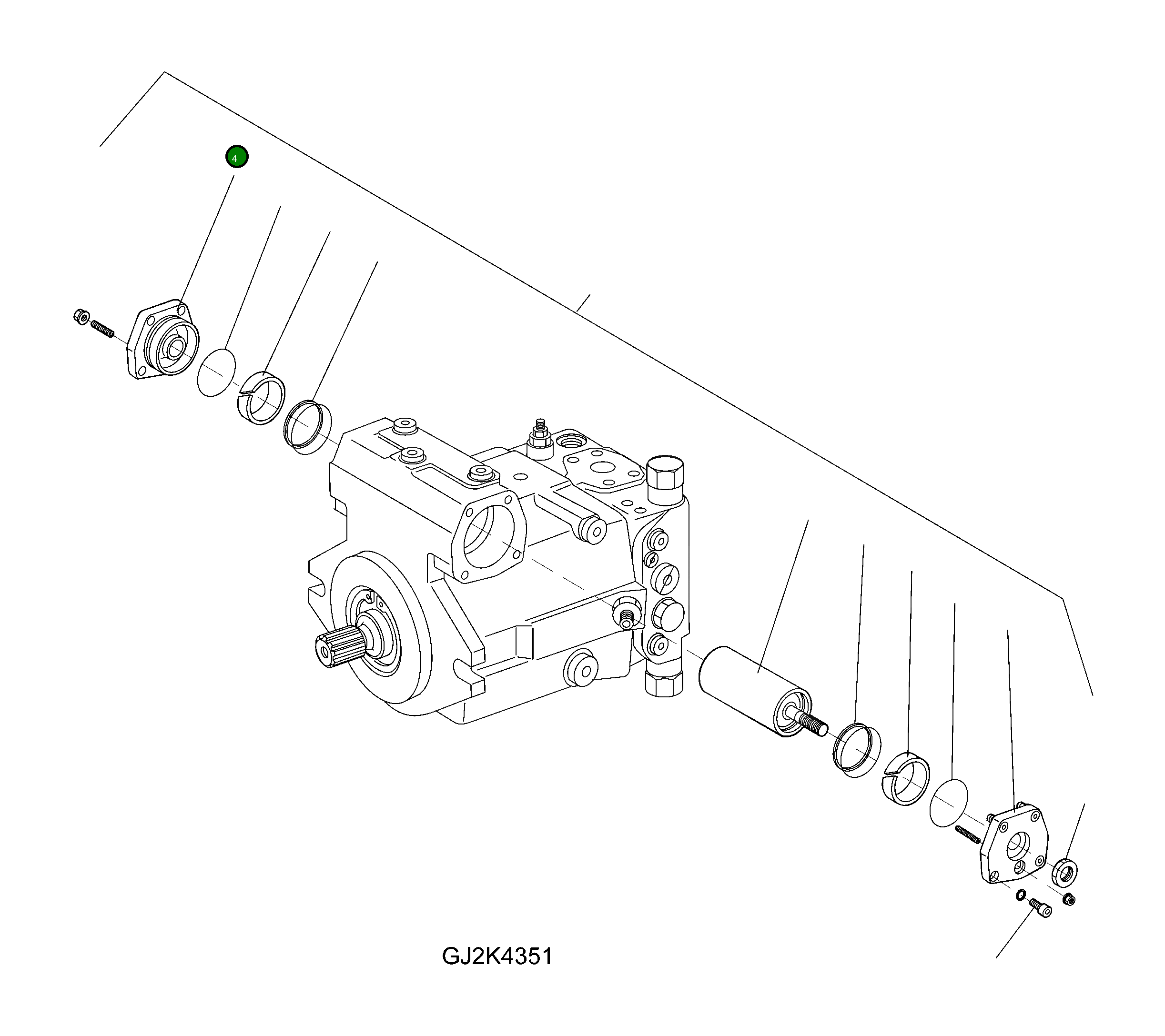 Крышка 42U-17-H0P85 Komatsu