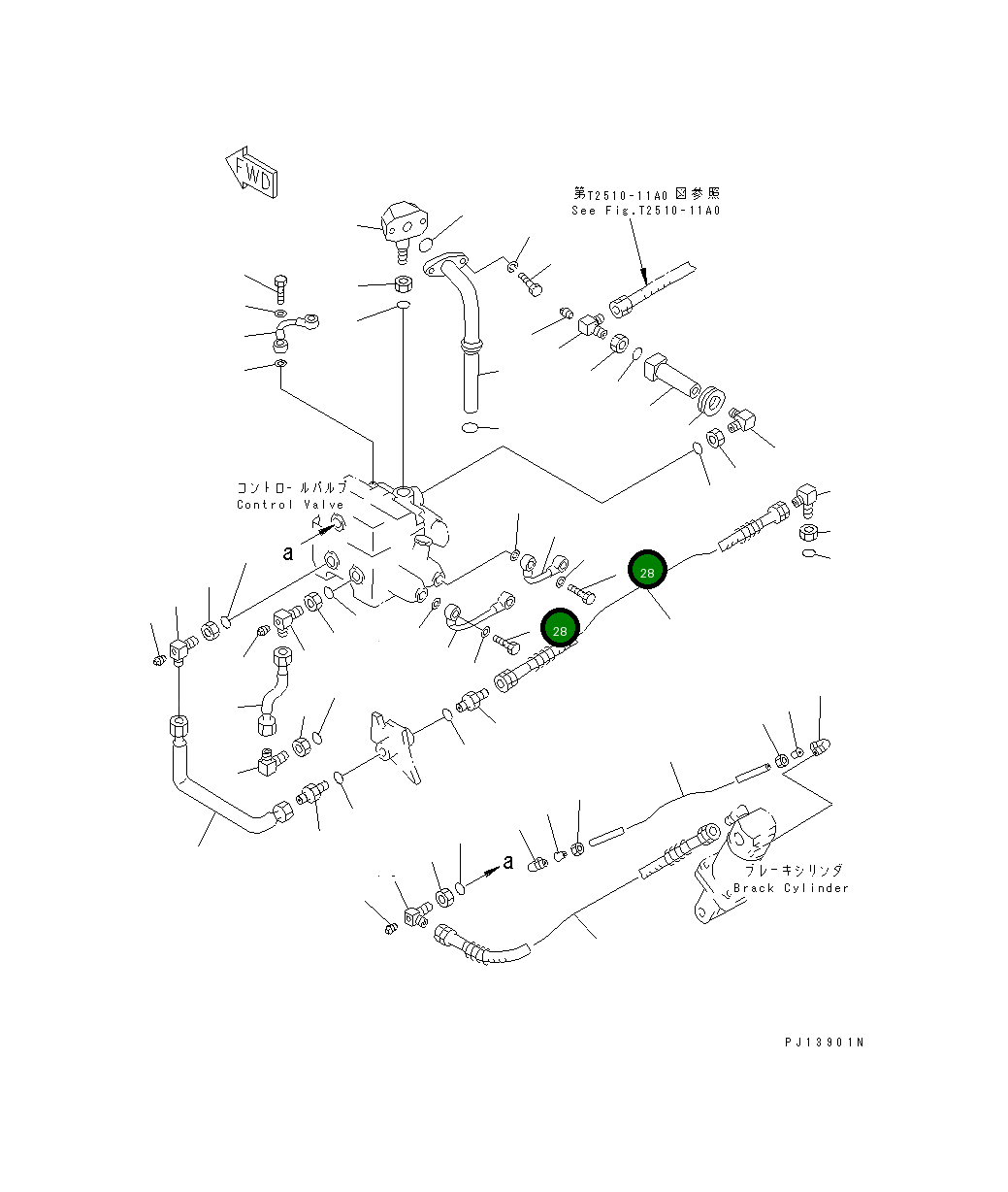 Болт 07206-11216  Komatsu