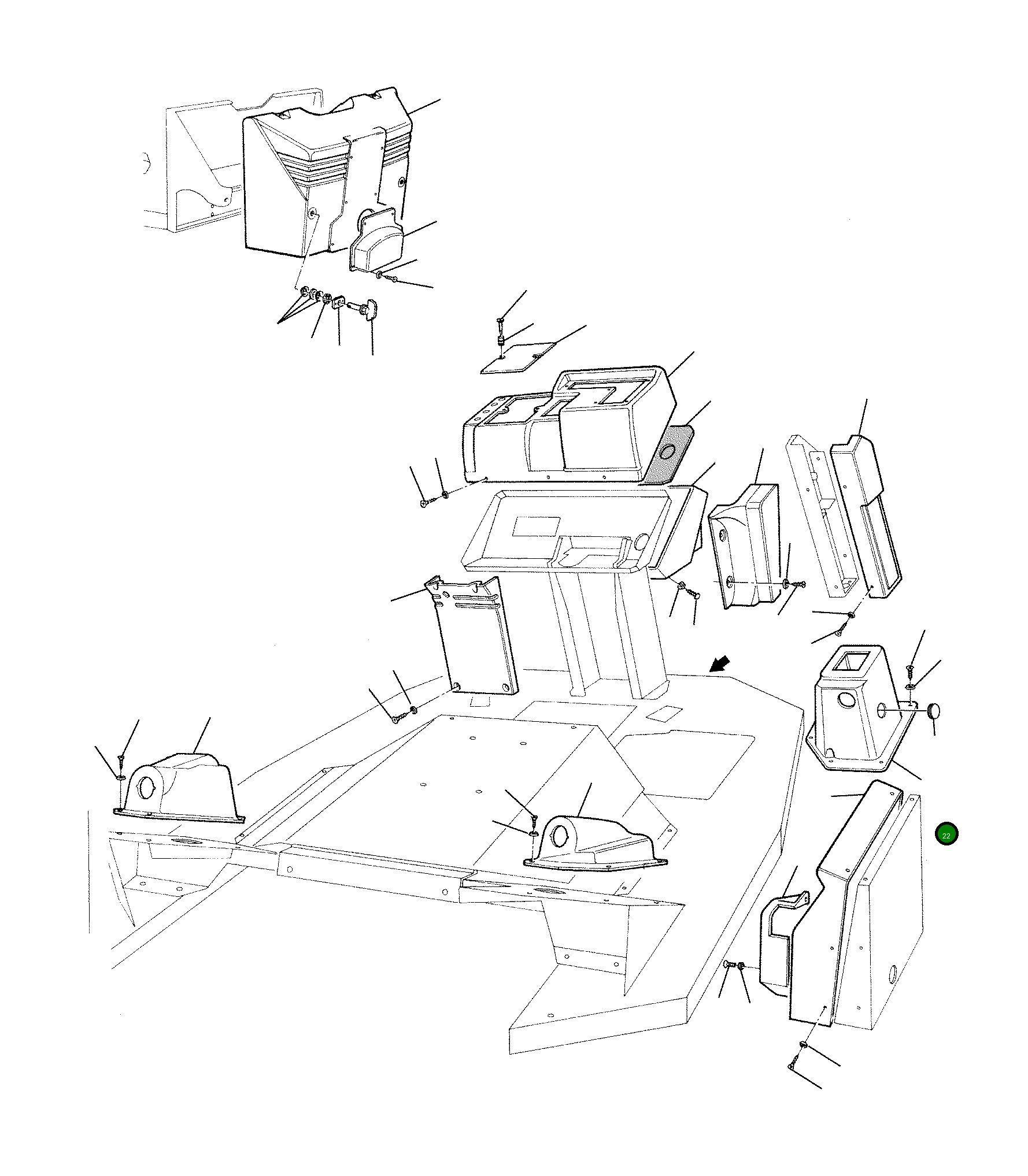Крышка 360705635 Komatsu