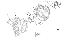 Кольцо уплотнительное (O-Ring) EA17285481 Komatsu