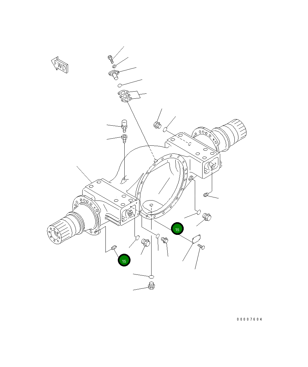 Кольцо уплотнительное (O-Ring) 07000-52030 Komatsu
