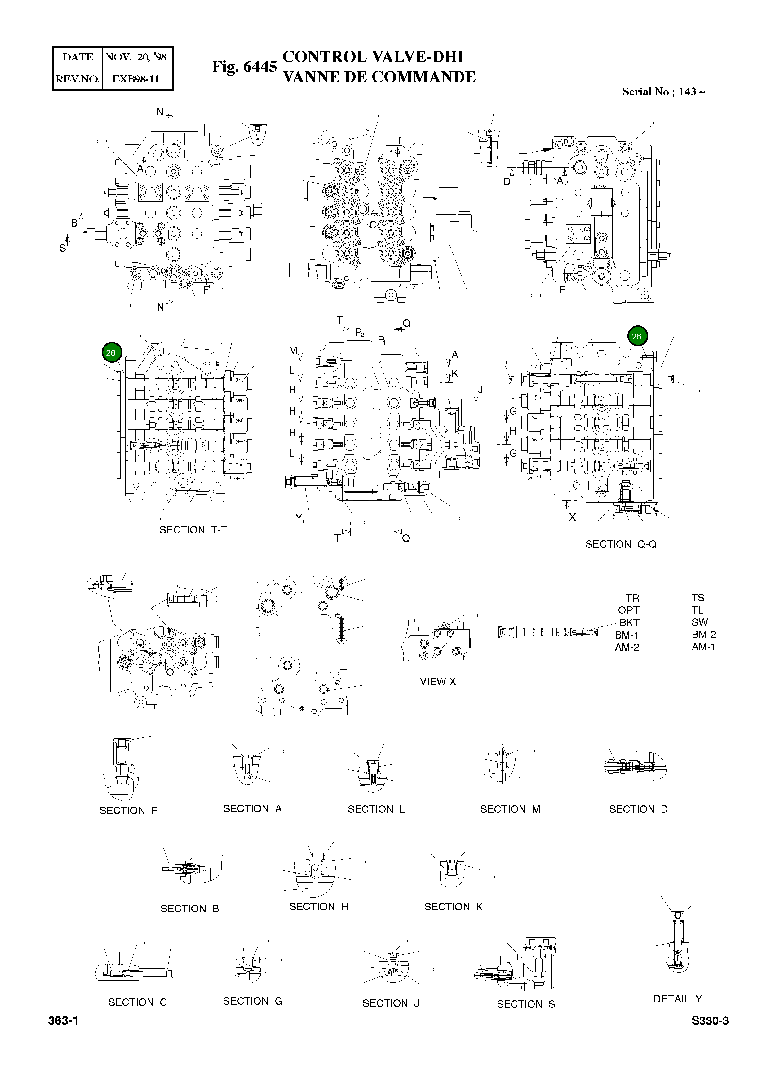 Кольцо уплотнительное (O-Ring) 2180-1217D63 Komatsu