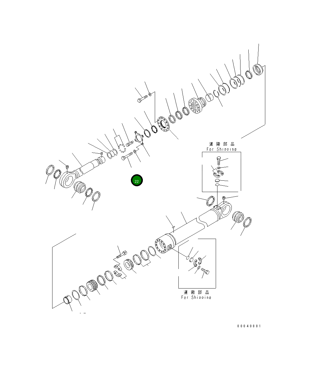 Болт 01011-83360 Komatsu