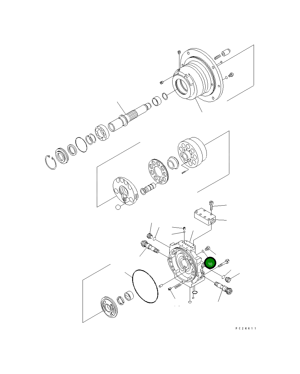 Кольцо уплотнительное (O-Ring) KB95113-01100 Komatsu