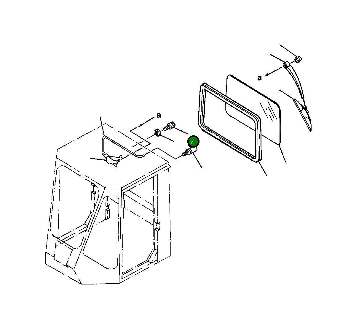 Болт 421-09-A1190 Komatsu