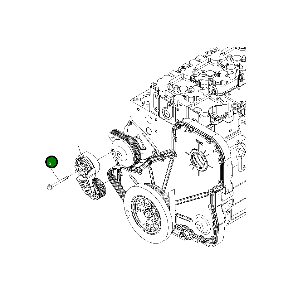 Болт 6732-61-3260 Komatsu