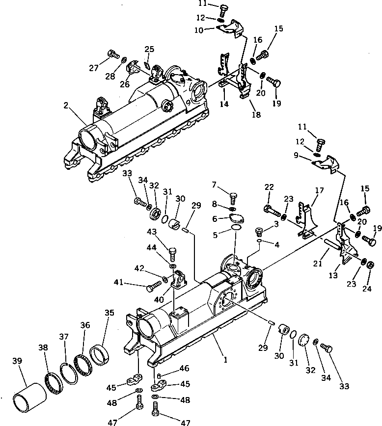 Крышка 195-30-37630 Komatsu
