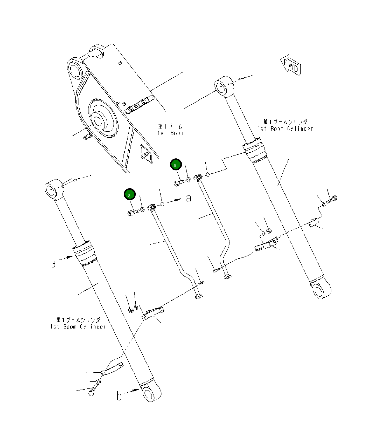 Болт 0737221060 Komatsu