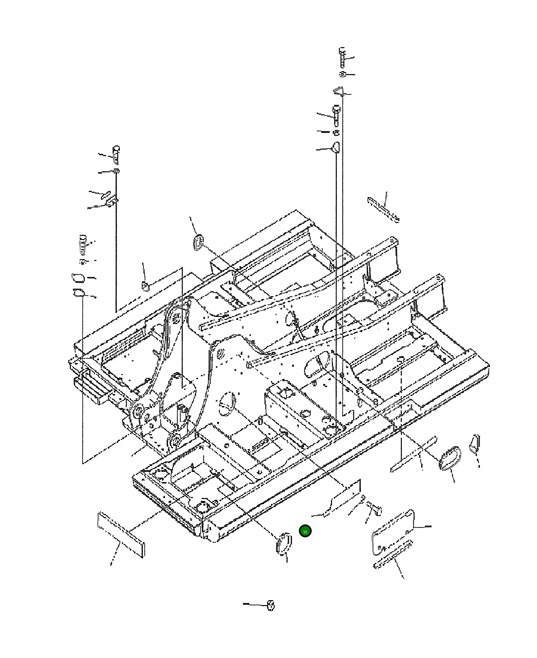 Крышка 20Y-46-52190 Komatsu