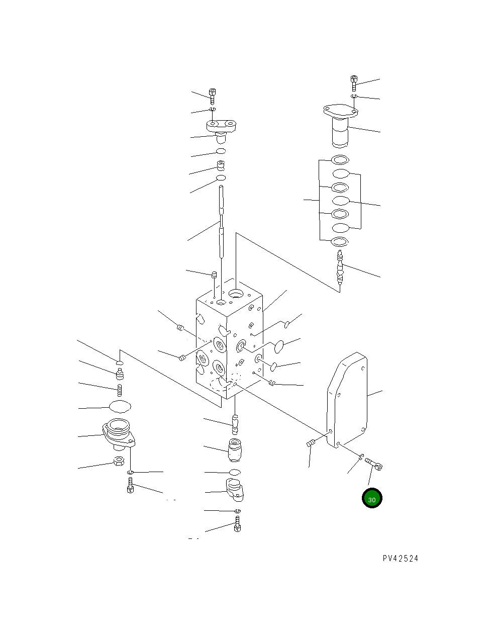 Болт 01010-30830 Komatsu