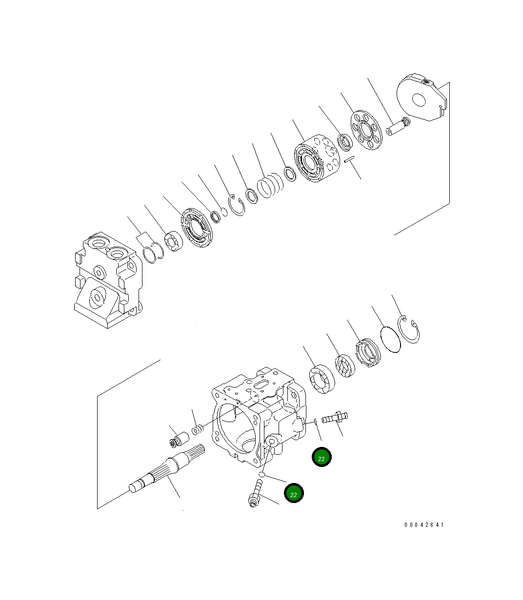 Кольцо уплотнительное (O-Ring) 07002-21223 Komatsu