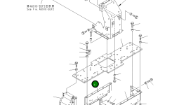 Крышка 6155-11-5351 Komatsu