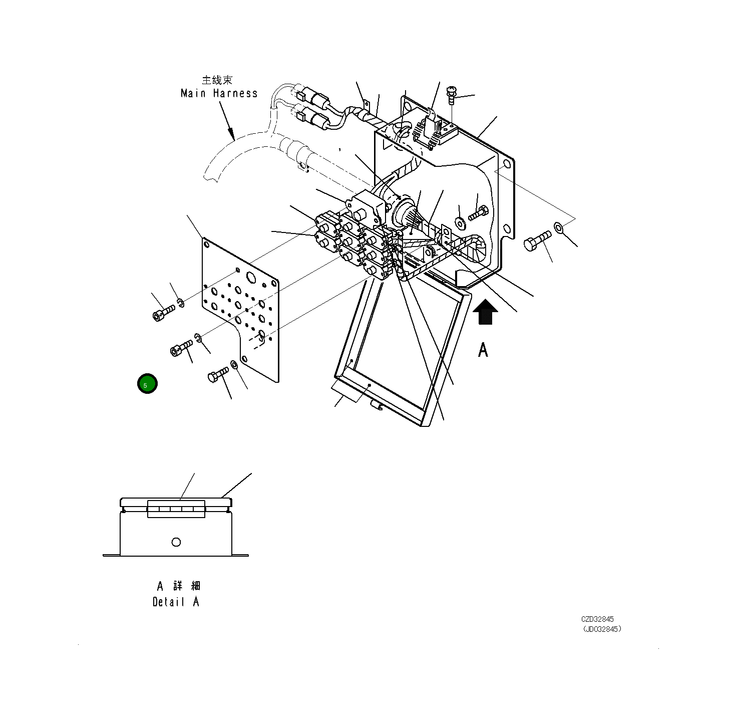 Болт 01252-70612 Komatsu
