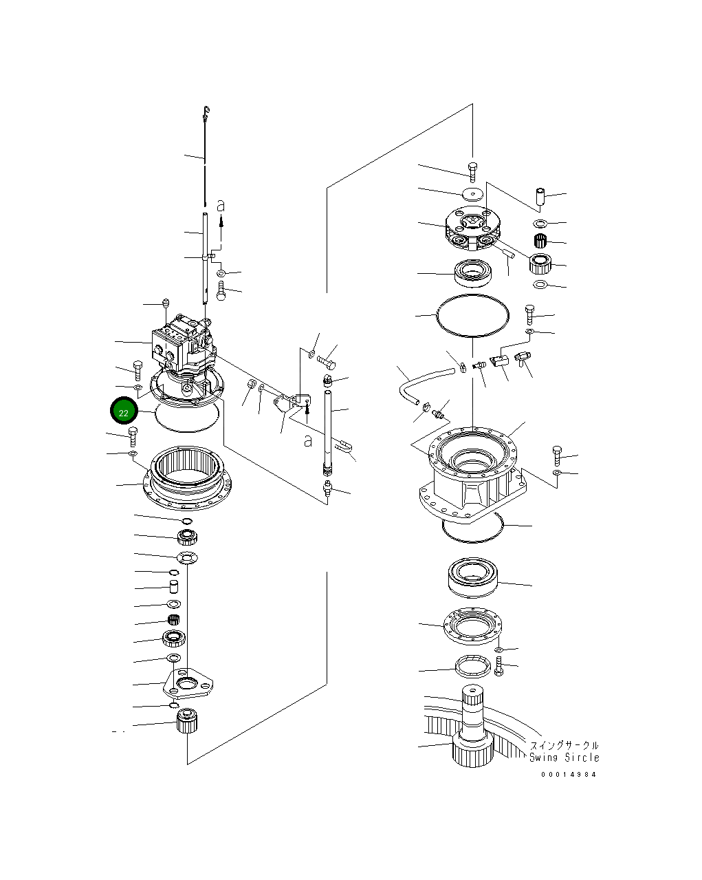 Кольцо уплотнительное (O-Ring) 20K-22-11190  Komatsu