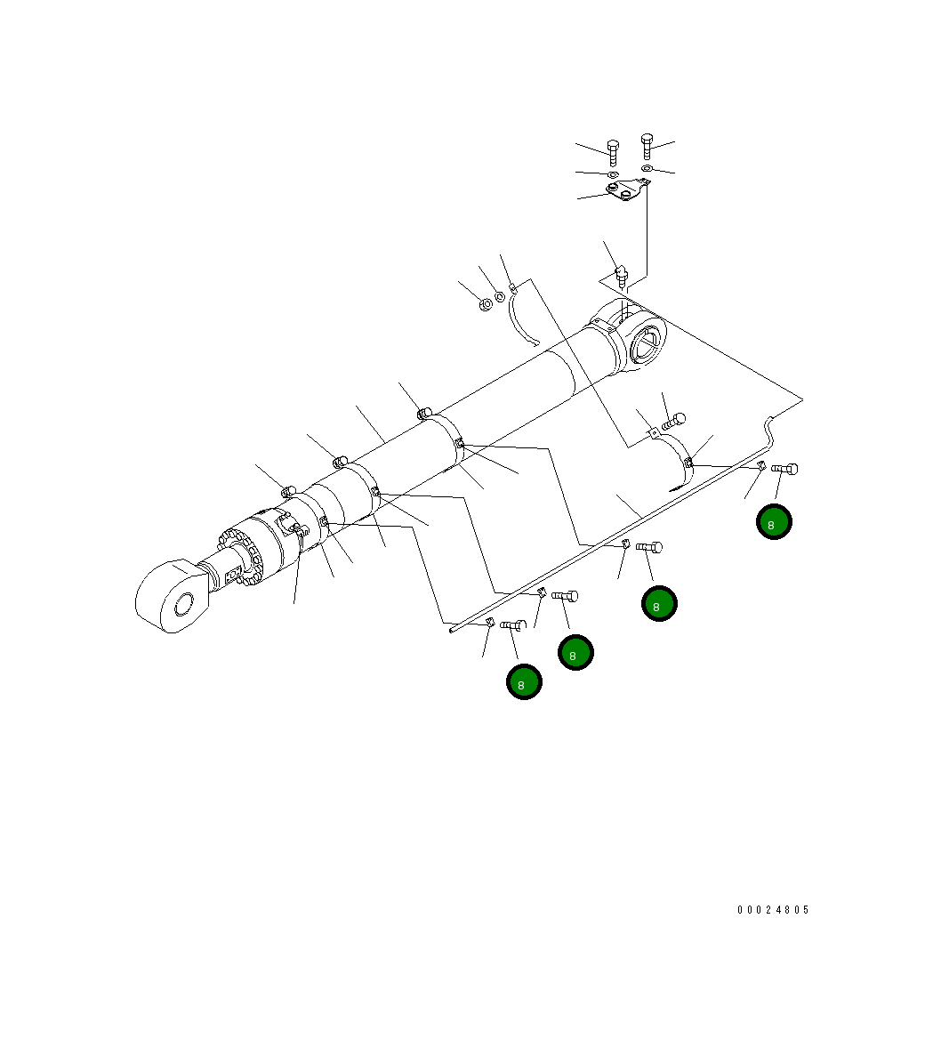 Болт DM31913299  Komatsu