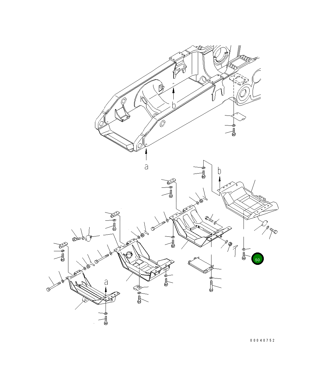 Болт 01010-81640  Komatsu
