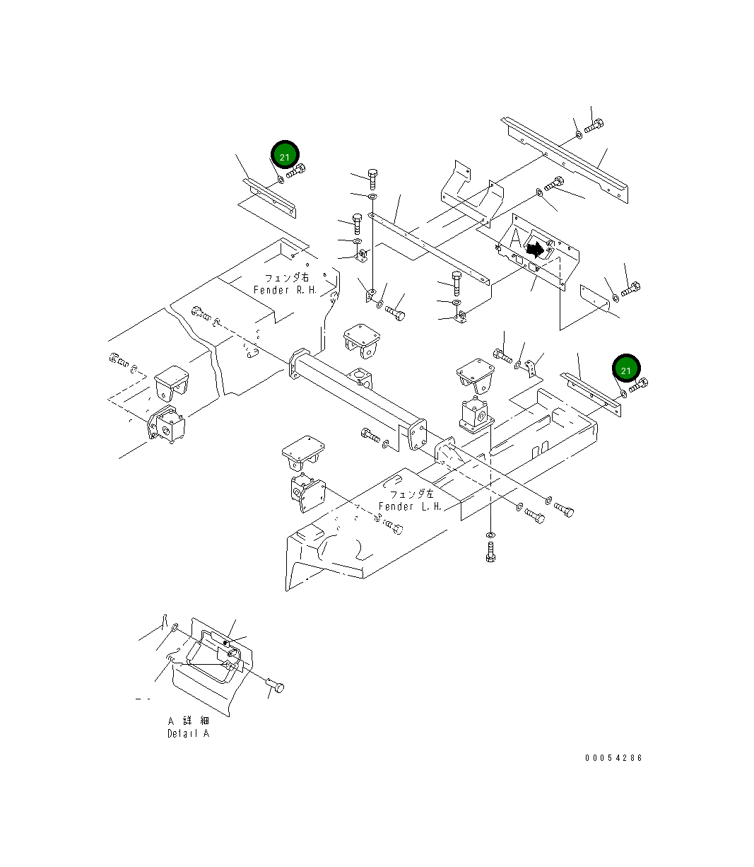 Болт 01010-82755 Komatsu