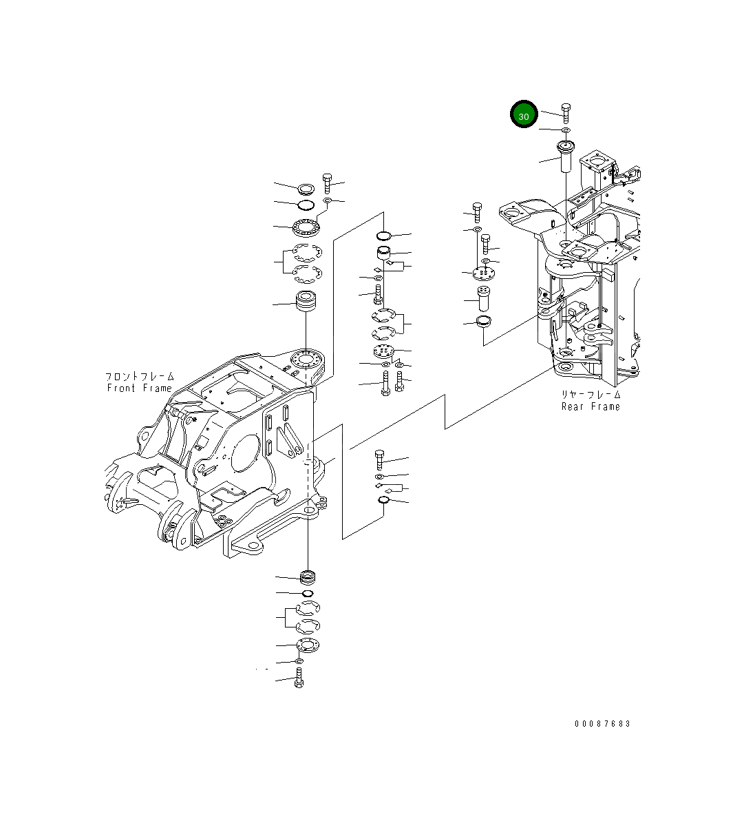 Болт 01010-62035 Komatsu