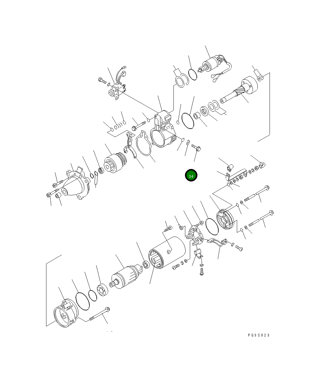 Болт SD5010-26100 Komatsu