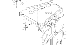 Крышка 198-54-77130 Komatsu