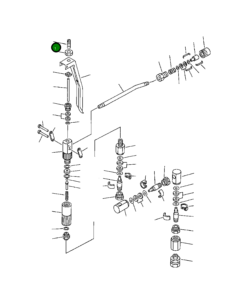 Болт YU703074  Komatsu
