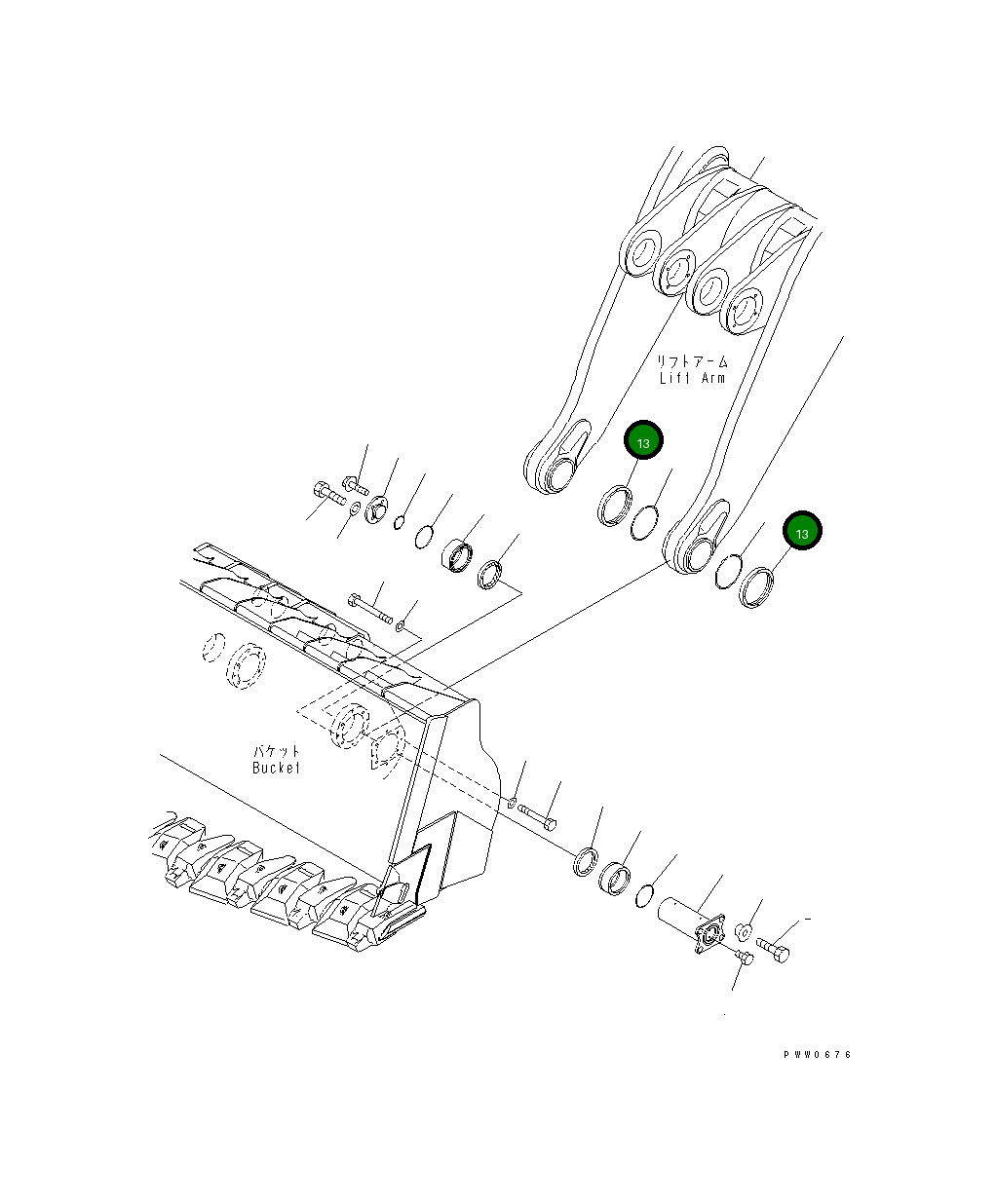 Кольцо 42C-70-11640  Komatsu