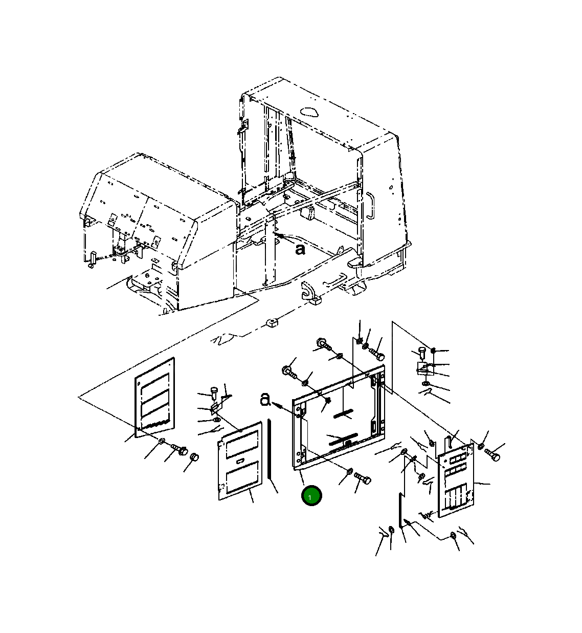 Крышка 427-54-21590 Komatsu