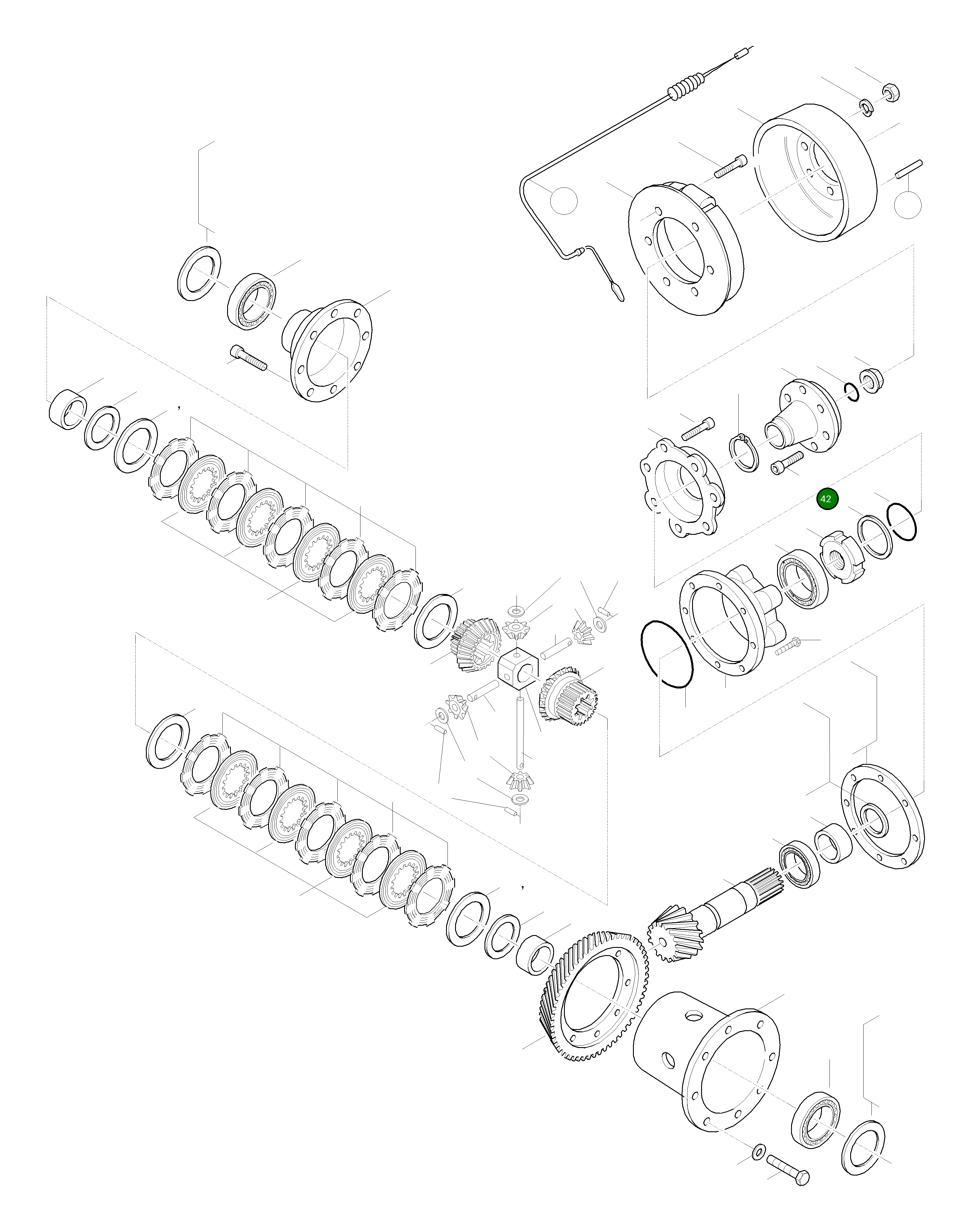 Кольцо уплотнительное (O-Ring) 42T-22-H0P14  Komatsu