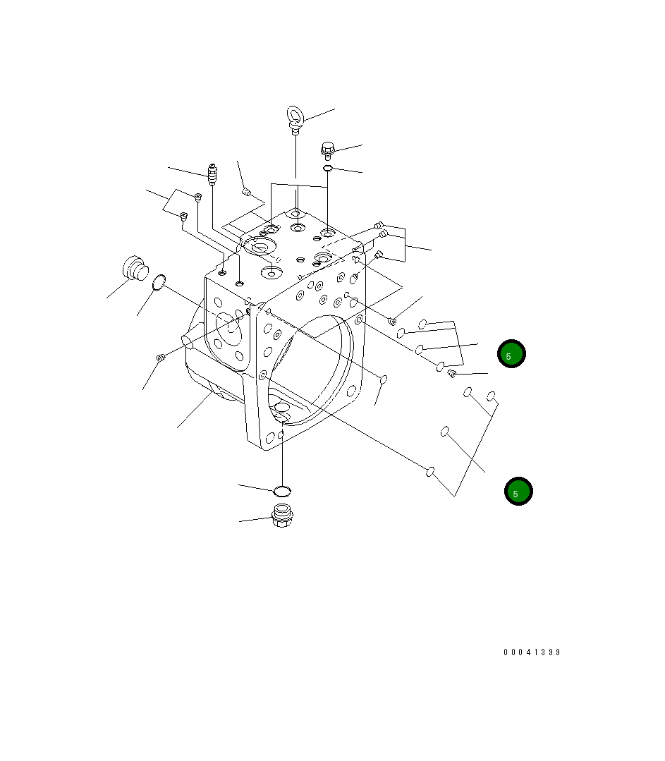 Кольцо уплотнительное (O-Ring) 708-2L-41170 Komatsu