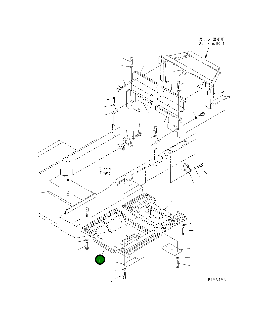 Крышка 26C-54-14110 Komatsu